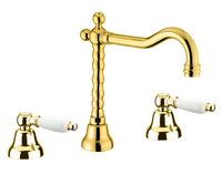 Смеситель для раковины Fiore COLONIALE , золото арт-02OO0637 — фото 1, Смесители для раковины