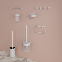 Мыльница, нержавеющая сталь, Petite, белый матовый, IDDIS, арт-PETWTSGi42 — фото 1, Мыльницы