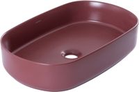 Раковина накладная Allen Brau Fantasy 55 бордо арт-4.11022.BD — фото 6, Раковины накладные
