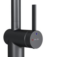 F8F07022 Func, смеситель для кухни с С-изливом, черный — фото 7, Смесители для кухни