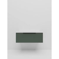 Тумба под раковину подвесная La Fenice SIMPLA , серо-зелёная арт-FNC-01-SIM-G-100 — фото 3, Тумбы под раковину