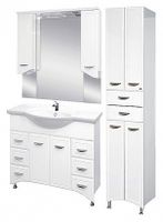 Шкаф-пенал арт-Э-Дре05040-012Я — фото 2, Пеналы для ванной комнаты