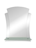 Зеркало Лотос 480х550 В016 — фото 1, Зеркала в ванную комнату