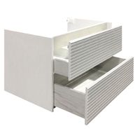 Тумба подвесная с умывальником PARMA 80 /белая/ AQUA DE MARCO 5080WPAR — фото 9, Тумбы с раковиной