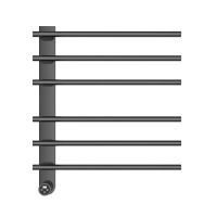 Полотенцесушитель электрический 520*624 c терморегуляторм, цвет: металл. арт-AQM3116GM — фото 1, Электрические полотенцесушители