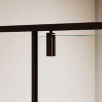 Душевой уголок RGW SV-81B 100x100, трапеция, профиль черный, стекло прозрачное/6 мм, арт-32328100-14 — фото 5, Душевые уголки трапеция