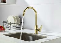 Товар: ОБЕРОН смеситель для кухни, шлиф. золото арт-AQ1282BG - фото 4 ОБЕРОН смеситель для кухни, шлиф. золото арт-AQ1282BG — фото 4, Смесители для кухни