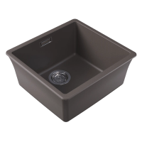 Мойка "Мадена" 400, серый шелк FS арт-22.505.C0400.307 — фото 1, Кухонные мойки