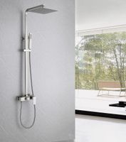 Товар: Душевая стойка ABBER Daheim AF8220SPL без излива, сатин - фото 2 Душевая стойка ABBER Daheim AF8220SPL без излива, сатин — фото 2, Встраиваемые душевые комплекты