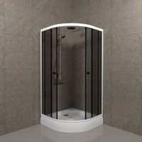 ДО Грэй 90*90 А (3 места+сифон D90) арт-Щ0000066464 — фото 8, Душевые уголки четверть круга