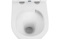 Унитаз ABBER Bequem подвесной белый матовый, безободковый, смыв торнадо арт-AC1102TMW — фото 14, Подвесные унитазы