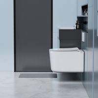 Унитаз ABBER Ultra подвесной белый с ультратонким ободком арт-AC1302 — фото 4, Подвесные унитазы