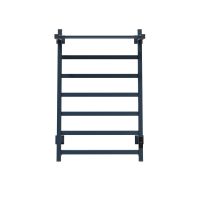 Aringa Порто полотенцесушитель лесенка электрический с полкой 80*50, графит AR03034GR — фото 1, Электрические полотенцесушители