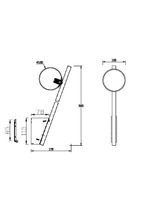 Настенный светильник (бра) Maytoni арт-MOD175WL-01B — фото 2, Бра