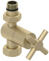 Вентиль Вентиль Сунержа прямой крест (G 1/2" НР х G 3/4" НГ) Матовая шампань арт-022-1409-1234 — фото 3, Комплектующие для полотенцесушителей