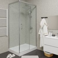 Ограждение душевое Ceruttispa без поддона (80x110x195) арт-VITO110-R — фото 3, Прямоугольные душевые уголки