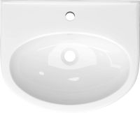 Товар: Раковина КЕРАМИН ЛАГО 55 белый глянец CDB00024895 (4810531138976) - фото 1 Раковина КЕРАМИН ЛАГО 55 белый глянец CDB00024895 (4810531138976) — фото 1, Раковины подвесные
