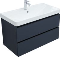 Тумба с раковиной Aquanet Вега 2.0 90 2 ящ. цв.маренго (раковина Ирис) арт-00344740 — фото 6, Тумбы с раковиной