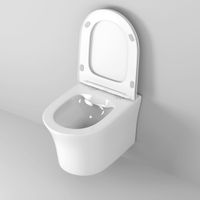 Унитаз подвесной Grossman Style GR-4475S (490х365х355) безободковый,белый с тонкой крышкой,микролифт,1 место — фото 3, Подвесные унитазы