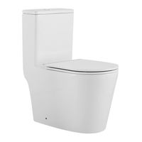 Унитаз-моноблок AZARIO Nimbus 360x680х813 безободковый, система слива "скрытое торнадо", в комплекте с быстросъемным сиденьем микролифт арт-AZ-6080-AP — фото 11, Напольные унитазы