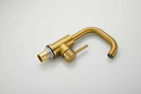 Смеситель для раковины BELZ , брашированное золото арт-B10810-5 — фото 9, Смесители для раковины