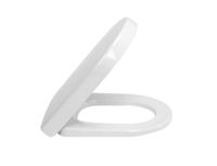 Сиденье для унитаза, Villeroy&Boch, Subway 2.0, с крышкой, ширина, мм-370, глубина, мм-540, высота, мм-30, тип шарниров-SoftClose, Quick Release, материал шарниров-нержавеющая сталь, цвет шарниров-хром, цвет-альпийский белый 9M68S101 — фото 1, Сиденья для унитаза