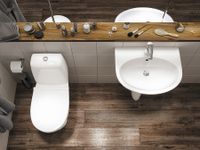 ЦЕЗАРЬ Унитаз-компакт, 2-режимная арматура (Oliveira), сиденье дюропласт Soft-close, Clip up (тонкое 1WH302415 — фото 7, Напольные унитазы