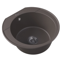 Мойка "Эльба", серый шелк FG 20.145.C0555.307 — фото 1, Кухонные мойки