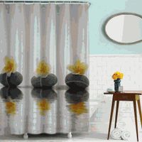 шторка д/в тканевая 180x180см "Бытие" MZ-73 — фото 1, Шторки на ванну