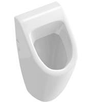 Писсуар, Villeroy&Boch, Subway, ширина, мм-285, глубина, мм-315, высота, мм-535, подвод воды-скрытый, крепёж-есть, цвет-альпийский белый арт-75130001 — фото 1, Писсуары