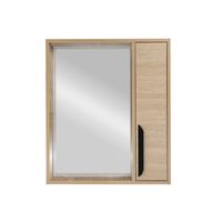 Зеркало со шкафом VIANT КЕЛЬН 60 подвесное светлое дерево арт-VKEL60SD-ZSH — фото 2, Зеркальные шкафы в ванную