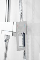 Душевая система с тропическим душем и смесителем BELZ, хром, арт-B24658 — фото 9, Душевые стойки