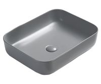 Раковина Azario накладная 500х390х130 цвет светло-серый матовый арт-AZ-78109MH — фото 3, Раковины накладные