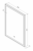 Зеркало арт-ВЕР-02-60/80-14 — фото 7, Зеркала в ванную комнату