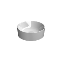 раковина накладная KUBE X Ø40 белый арт-942611 — фото 2, Раковины накладные