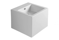 Раковина SIMAS FROZEN подвесная с одним намеченным отверстием в центре цвет белый FZ13 — фото 1, Раковины подвесные