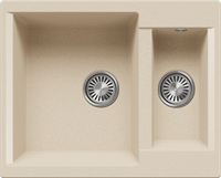 Кухонная мойка Polygran BRIG-620 (No328 Опал) 407978 — фото 1, Кухонные мойки