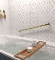 Поручень прямой Поручень Сунержа прямой d 28 мм / L 800 Шампань арт-020-3012-0800 — фото 2, Поручни для ванной