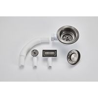 Арматура сливная Milacio MC.013.GM сталь воронённая — фото 3, Прочие комплектующие для слива и канализации