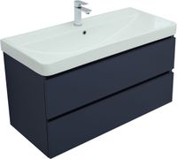 Товар: Тумба с раковиной Aquanet Вега 2.0 100 2 ящ. цв.маренго (раковина Ирис) 00344739 - фото 8 Тумба с раковиной Aquanet Вега 2.0 100 2 ящ. цв.маренго (раковина Ирис) 00344739 — фото 8, Тумбы с раковиной