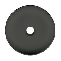 Раковина Scarabeo GLAM накладная без перелива без отверстий цвет лава матовая с антибактериальным и грязеотталкивающим покрытием BIOKER арт-1808 37 BK — фото 3, Раковины накладные