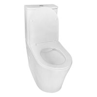 Унитаз-компакт Azario ANTEO ROUND 385х630х820 напольный, безободковый, быстросъемное сиденье микролифт арт-AZ-1219A — фото 2, Напольные унитазы