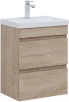 Товар: Тумба с раковиной Aquanet Нота new 50 цв.дуб светлый 00335879 - фото 1 Тумба с раковиной Aquanet Нота new 50 цв.дуб светлый 00335879 — фото 1, Тумбы с раковиной