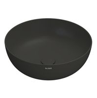 Раковина GLOBO T-EDGE накладная цвет smoke арт-B6T45SK — фото 1, Раковины накладные