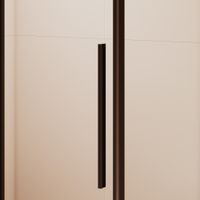 Душевой уголок RGW SV-42B (SV-12B + Z-050-2B) 1300x900, профиль черный, стекло прозрачное, арт-32324239-014 — фото 6, Прямоугольные душевые уголки