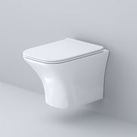 Унитаз подвесной Grossman Galaxy GR-4476S (485х345х360) безободковый,белый с тонкой крышкой,микролифт,1 место — фото 1, Подвесные унитазы