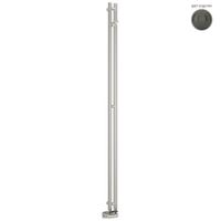 Полотенцесушитель водяной Сунержа Нюанс EU50+ 1545х50 RAL 7022 Серая умбра арт-7022-0212-1545 — фото 4, Водяные полотенцесушители