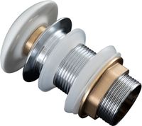 Донный клапан Aquanet белый, без перелива арт-00330950 — фото 3, Донные клапаны