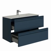 Тумба под раковину Allen Brau Eclipse 100 1.E1003.BGM 2.0 синий матовый 1.E1003.BGM 2.0 — фото 7, Тумбы под раковину