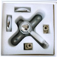 OXFORD См-ль д/душ. колонны моноком., термостат. внешний, выход М3/4", ручка белая, хром 19131 — фото 6, Смеситель для душа